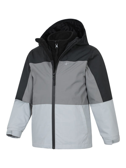 Dsiney Kidz - Mountain Warehouse Black Cannonball II  3 in 1 Waterproof Jacket image 4