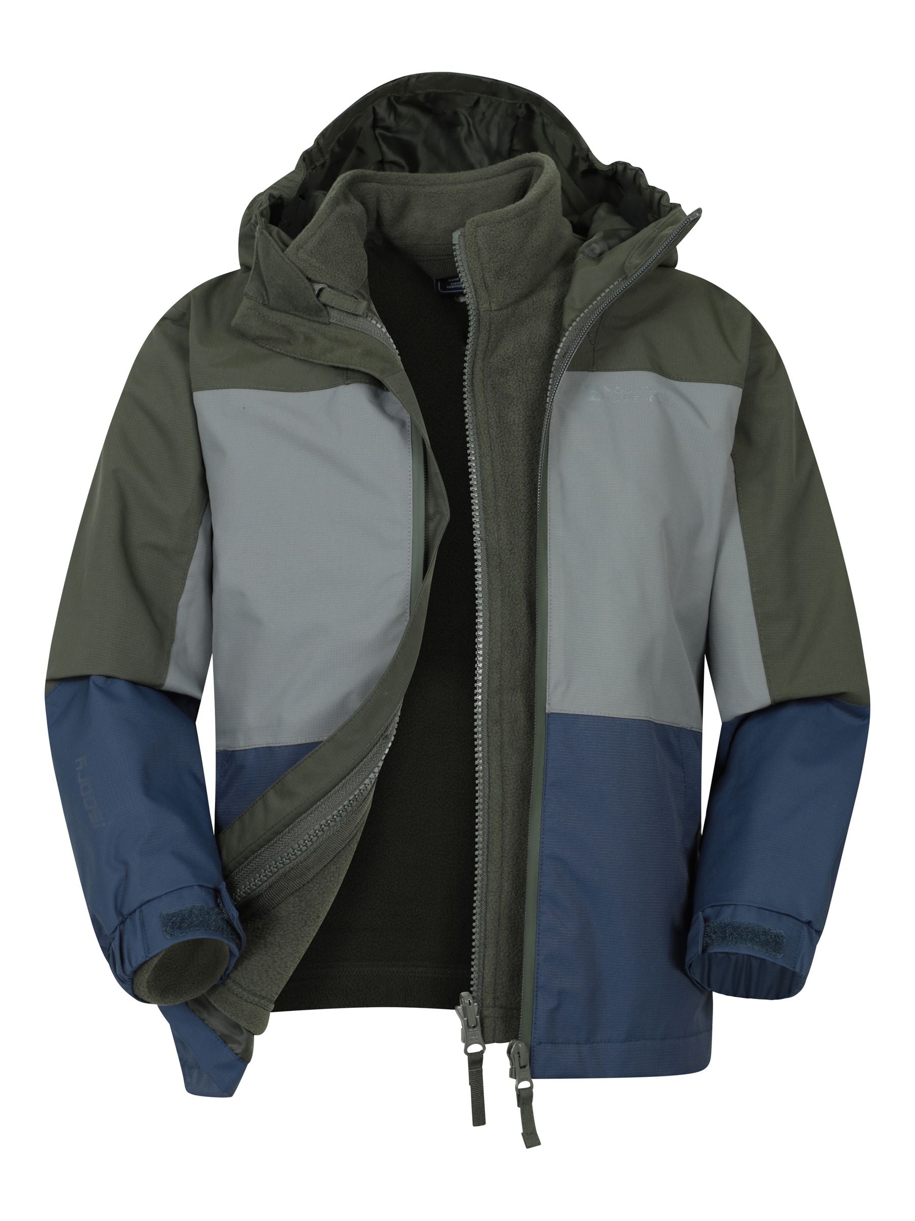 Dsiney Kidz - Mountain Warehouse Blue Cannonball II  3 in 1 Waterproof Jacket image 1