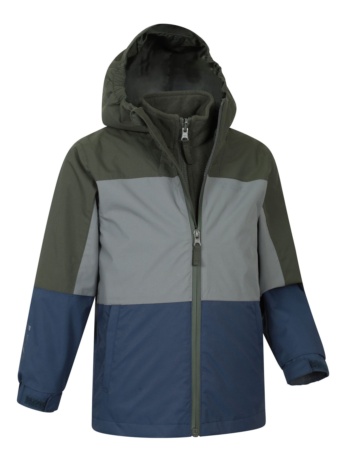 Dsiney Kidz - Mountain Warehouse Blue Cannonball II  3 in 1 Waterproof Jacket image 2
