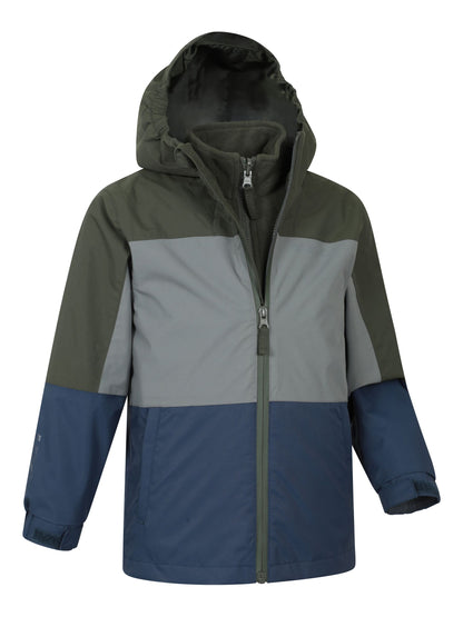 Dsiney Kidz - Mountain Warehouse Blue Cannonball II  3 in 1 Waterproof Jacket image 2