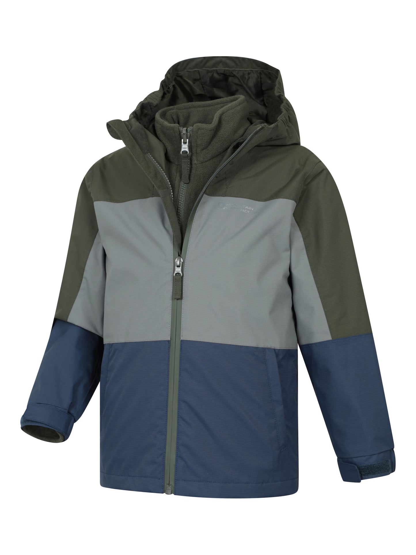 Dsiney Kidz - Mountain Warehouse Blue Cannonball II  3 in 1 Waterproof Jacket image 3
