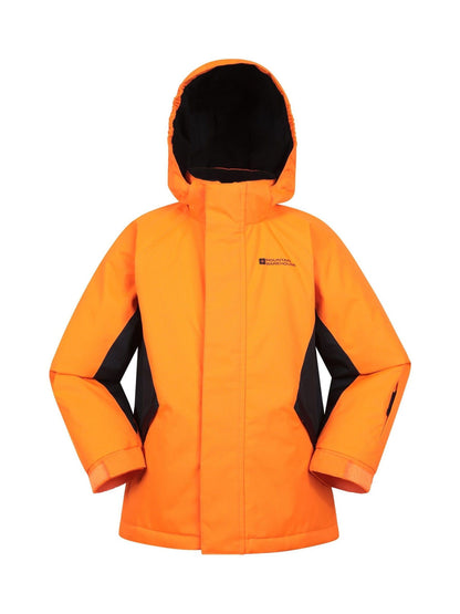 Mountain Warehouse Orange Fleece Lined Snow Ski Jacket And Trousers Set image 6
