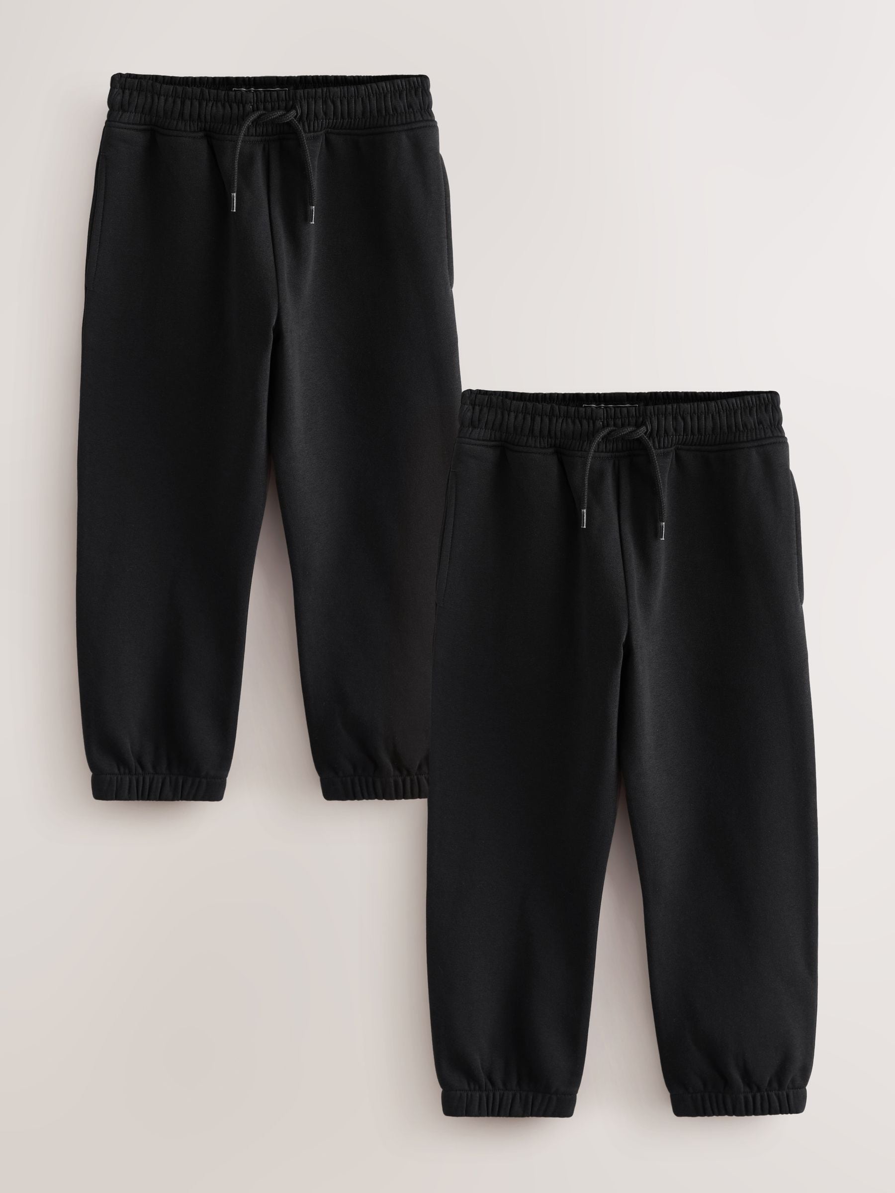 Dsiney Kidz - Black Regular Fit Joggers 2 Pack (3-16yrs) image 1
