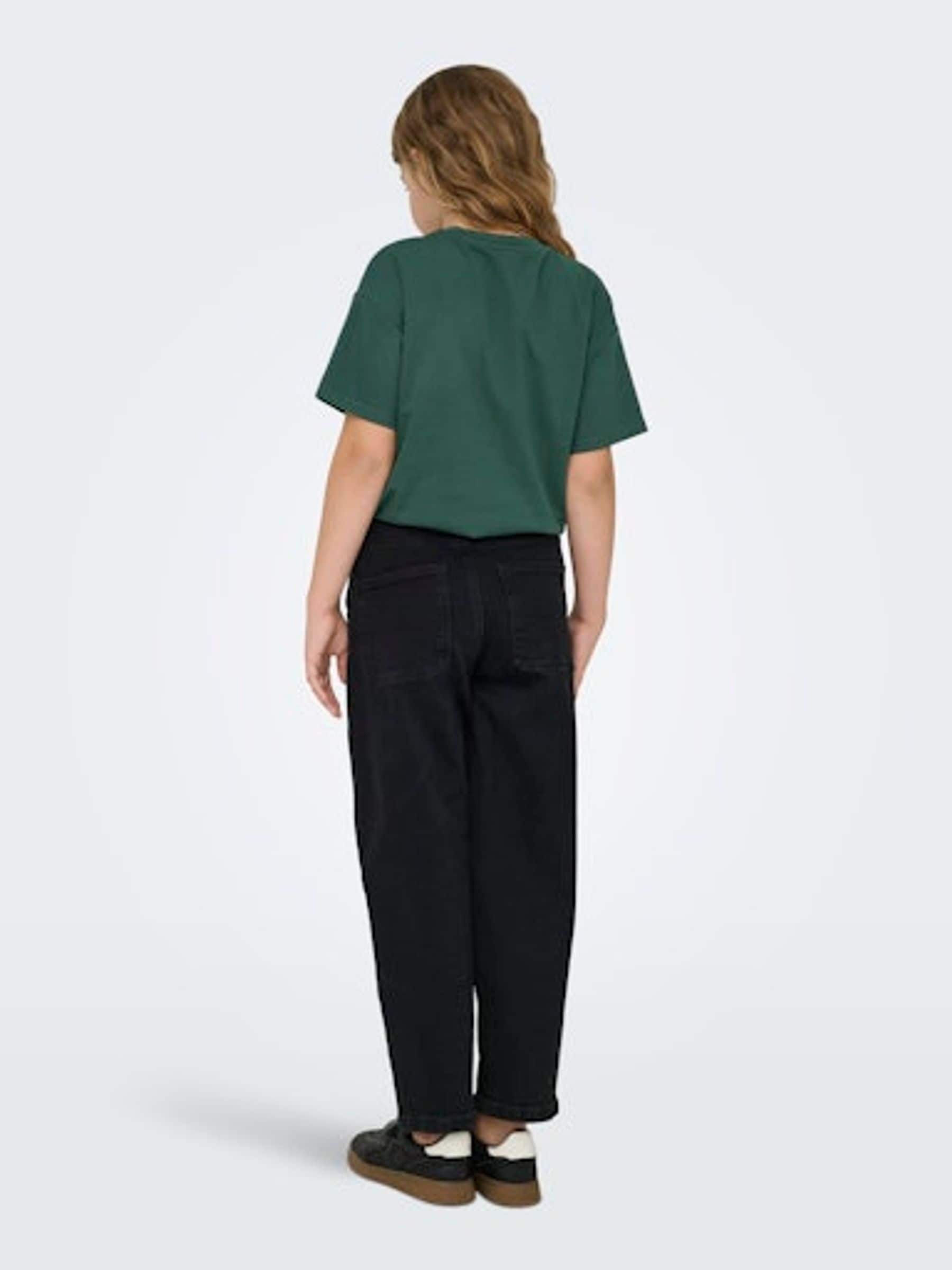 Dsiney Kidz - ONLY KIDS Washed Black Loose Baggy Jeans With Comfort Stretch image 2