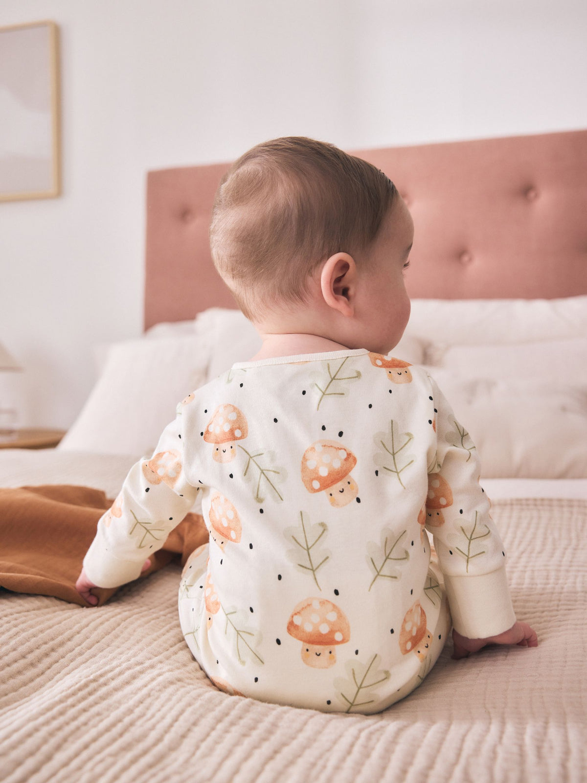 Neutral 3 Pack Two Way Zip Baby Sleepsuit (0mths-3yrs) image 3