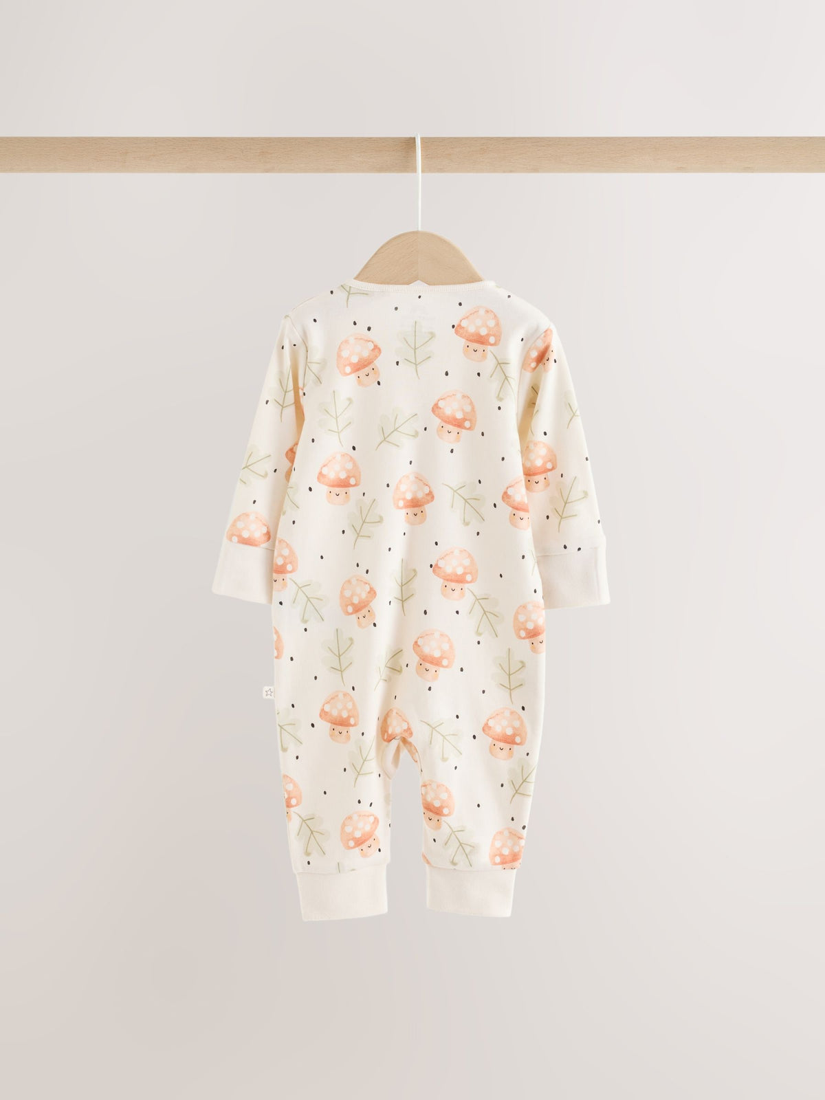 Neutral 3 Pack Two Way Zip Baby Sleepsuit (0mths-3yrs) image 8