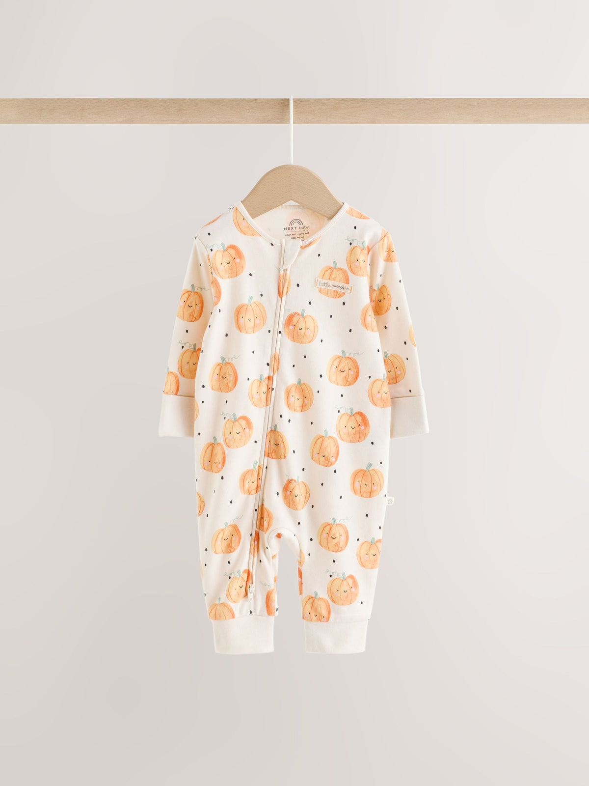 Neutral 3 Pack Two Way Zip Baby Sleepsuit (0mths-3yrs) image 9