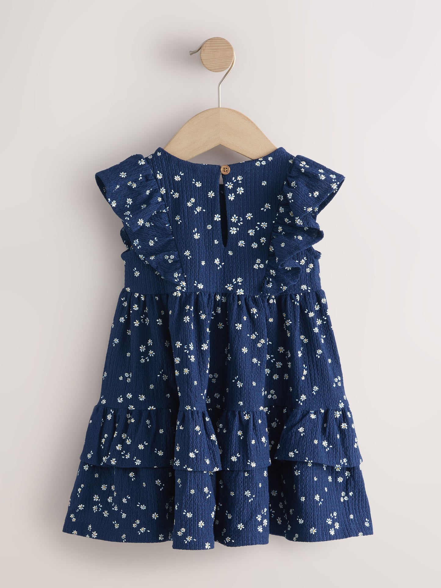 Navy Tiered Summer Dress (3mths-7yrs) image 7