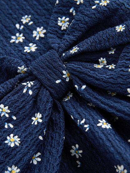 Navy Tiered Summer Dress (3mths-7yrs) image 8