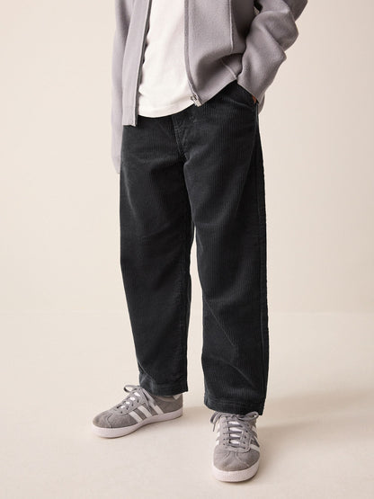 Charcoal Grey Cord Pull-On Trousers (3-16yrs) - image 1