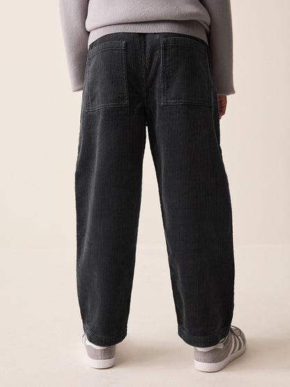 Charcoal Grey Cord Pull-On Trousers (3-16yrs) - image 4