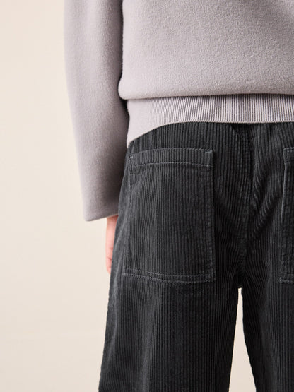 Charcoal Grey Cord Pull-On Trousers (3-16yrs) - image 6