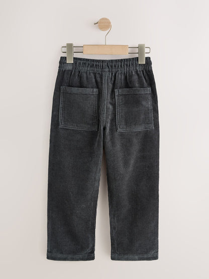 Charcoal Grey Cord Pull-On Trousers (3-16yrs) - image 8
