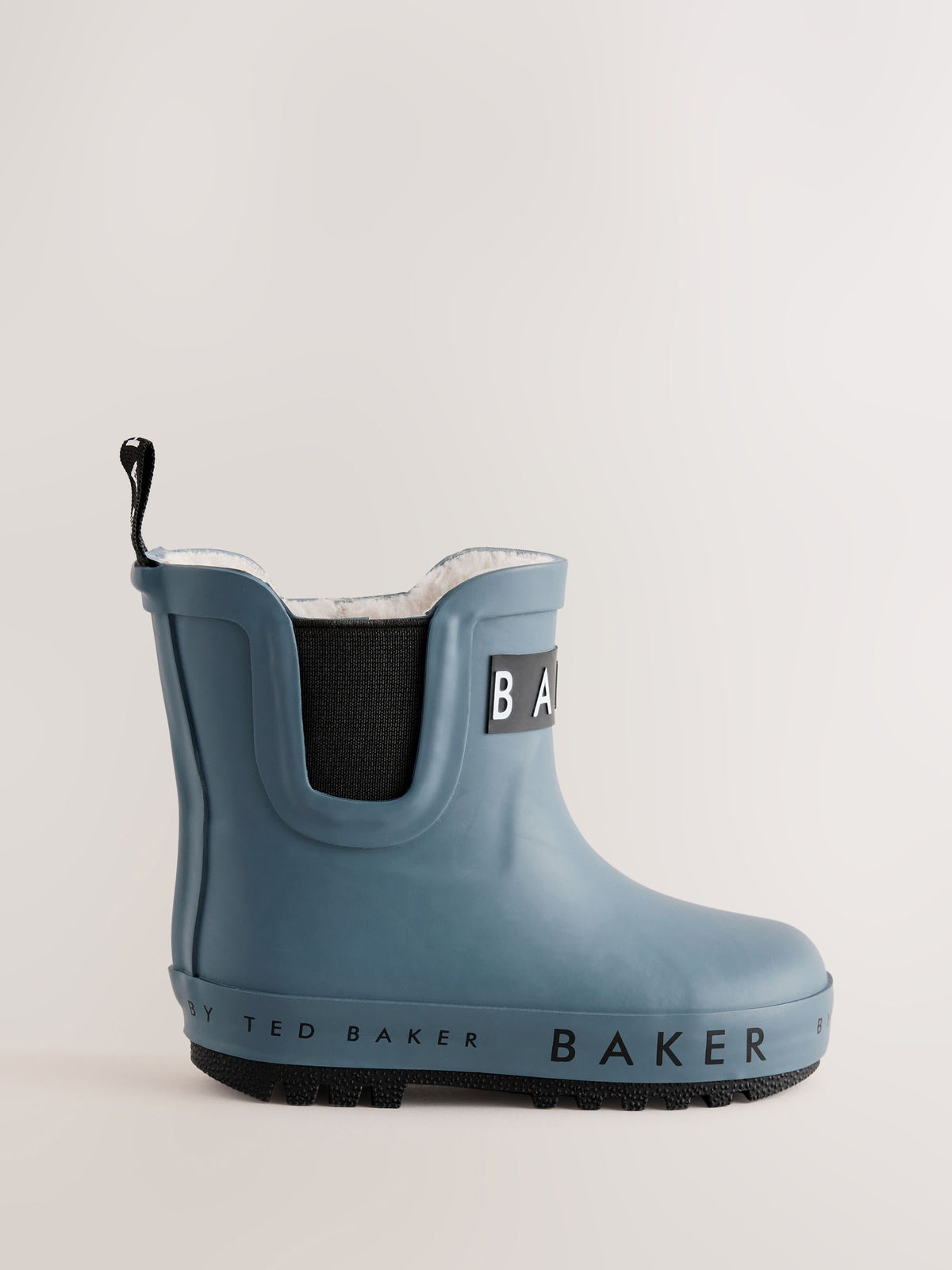 Dsiney Kidz - Baker by Ted Baker Blue Faux Fur Lined Welly Boots image 2