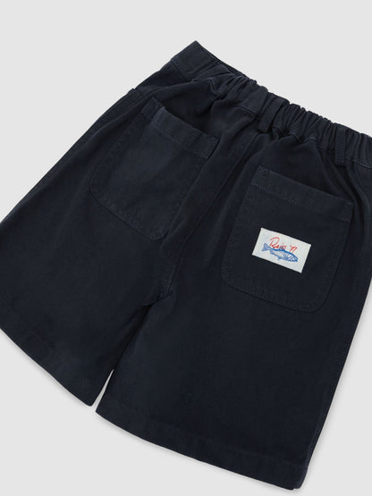 Dsiney Kidz - Reiss Blue Moby 3-9 yrs Cotton Twill Bermuda Shorts image 3