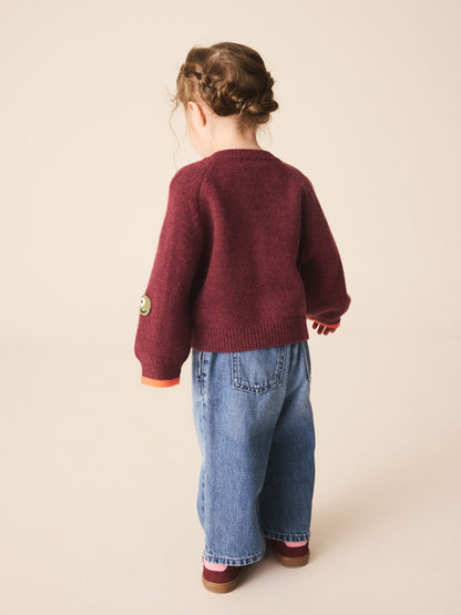 Dsiney Kidz - Red Dino Cardigan (3mths-7yrs) image 2
