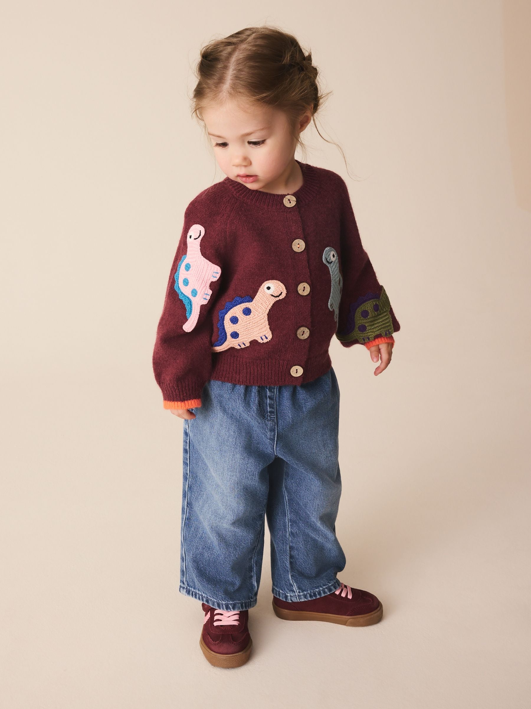 Dsiney Kidz - Red Dino Cardigan (3mths-7yrs) image 3