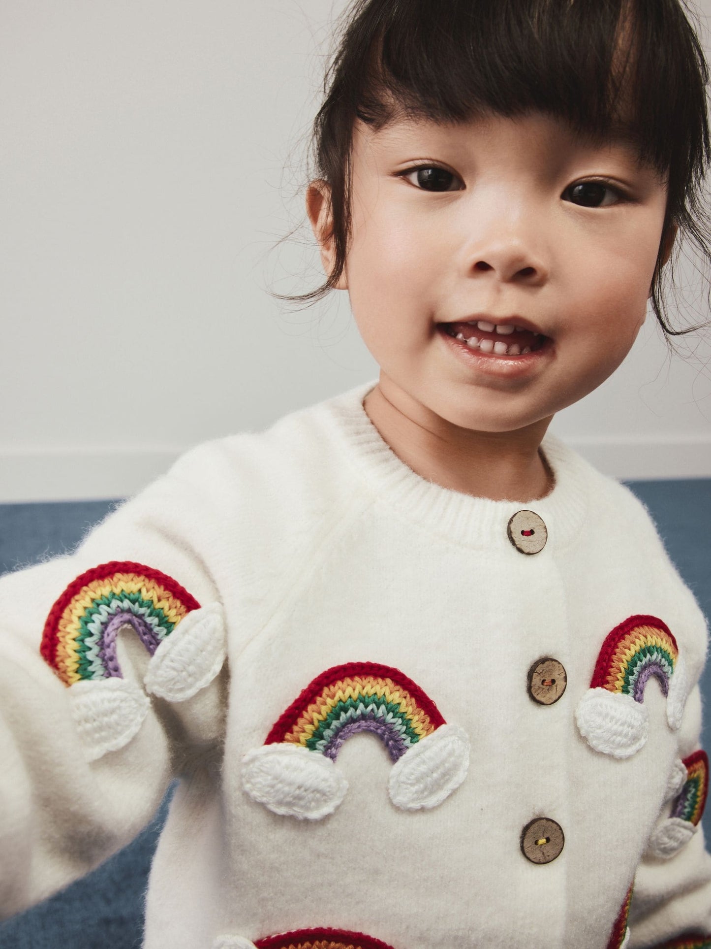 Dsiney Kidz - Rainbow Badge Cardigan (3mths-7yrs) image 3