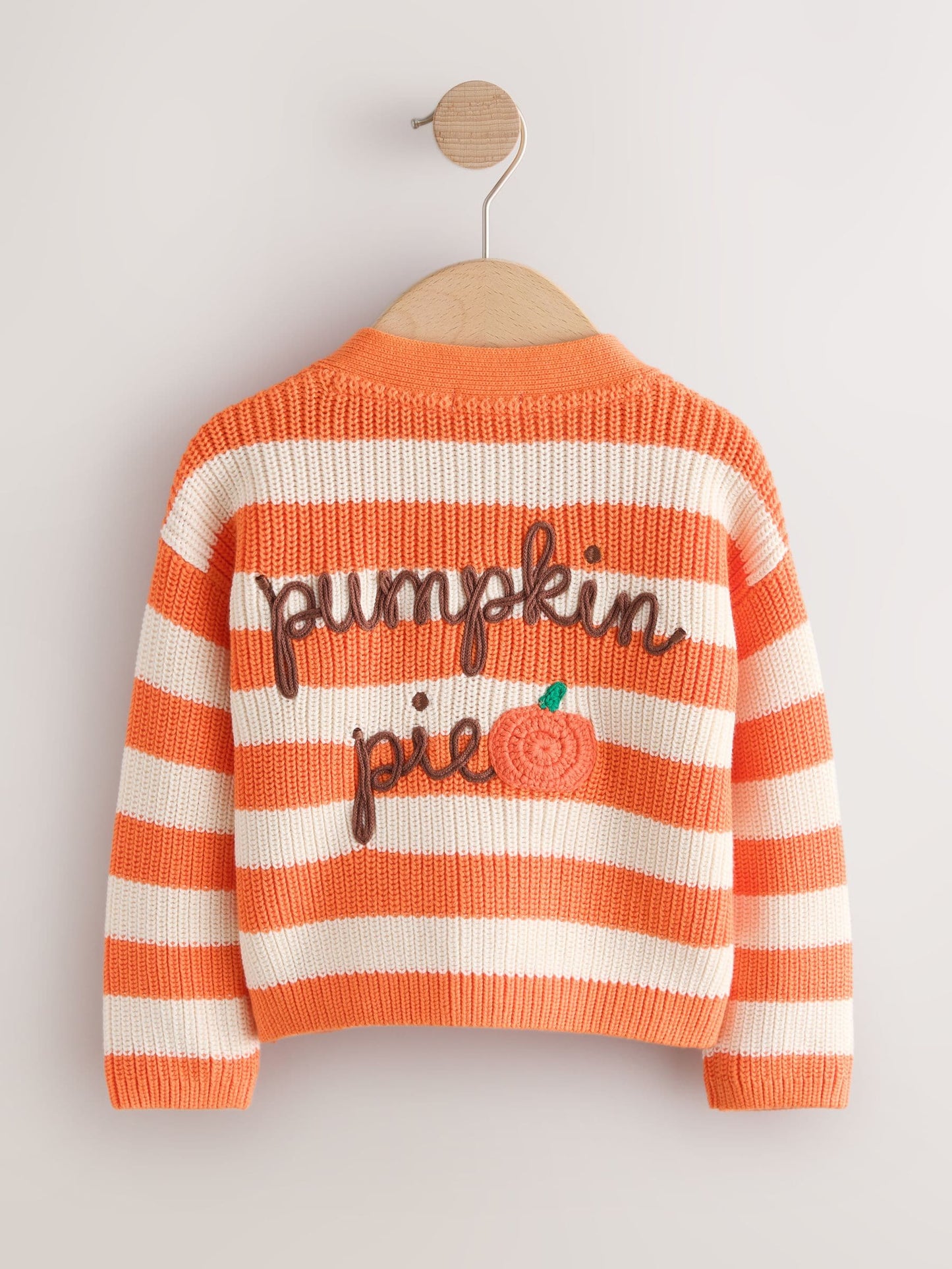Dsiney Kidz - Orange Pumpkin Pie V-Neck Cardigan (3mths-7yrs) image 1