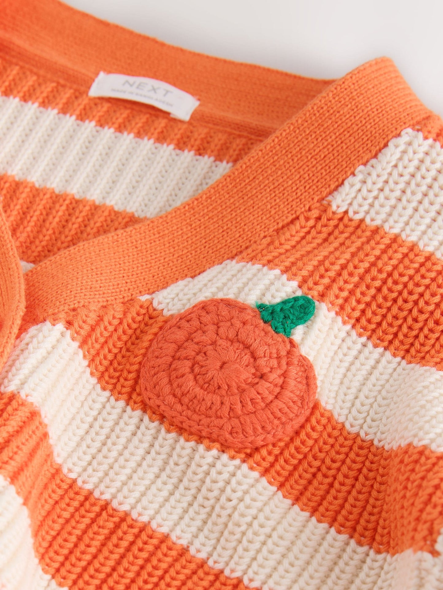 Dsiney Kidz - Orange Pumpkin Pie V-Neck Cardigan (3mths-7yrs) image 4