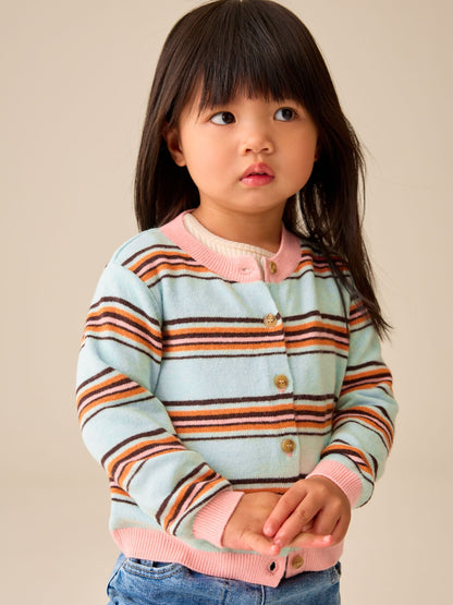Mint Stripe Knit Cardigan (3mths-10yrs) - image 1