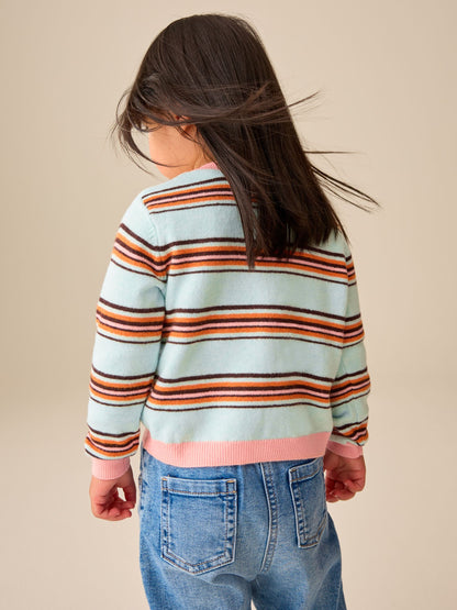 Mint Stripe Knit Cardigan (3mths-10yrs) - image 3