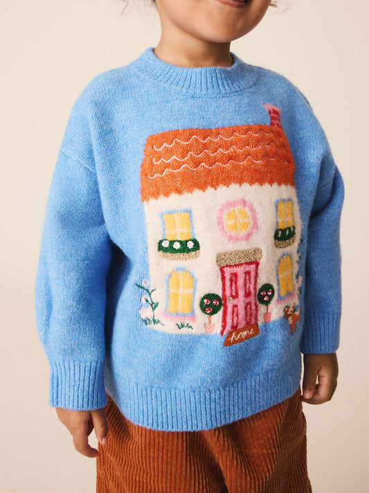 Dsiney Kidz - Blue Boxy Jumper (3mths-7yrs) image 2