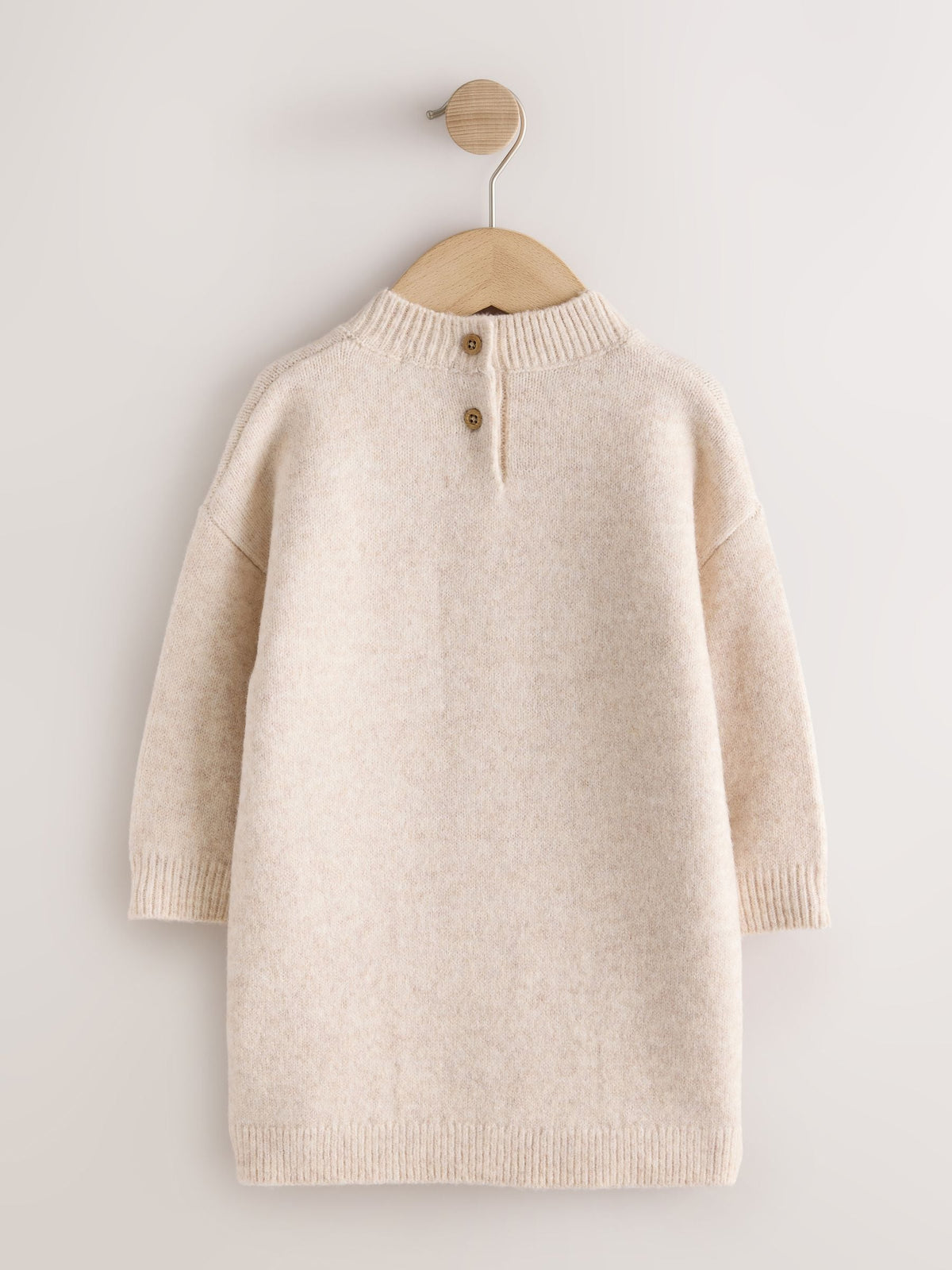 Ecru Rocking Horse Knitted Jumper Dress (3mths-7yrs) - image 7
