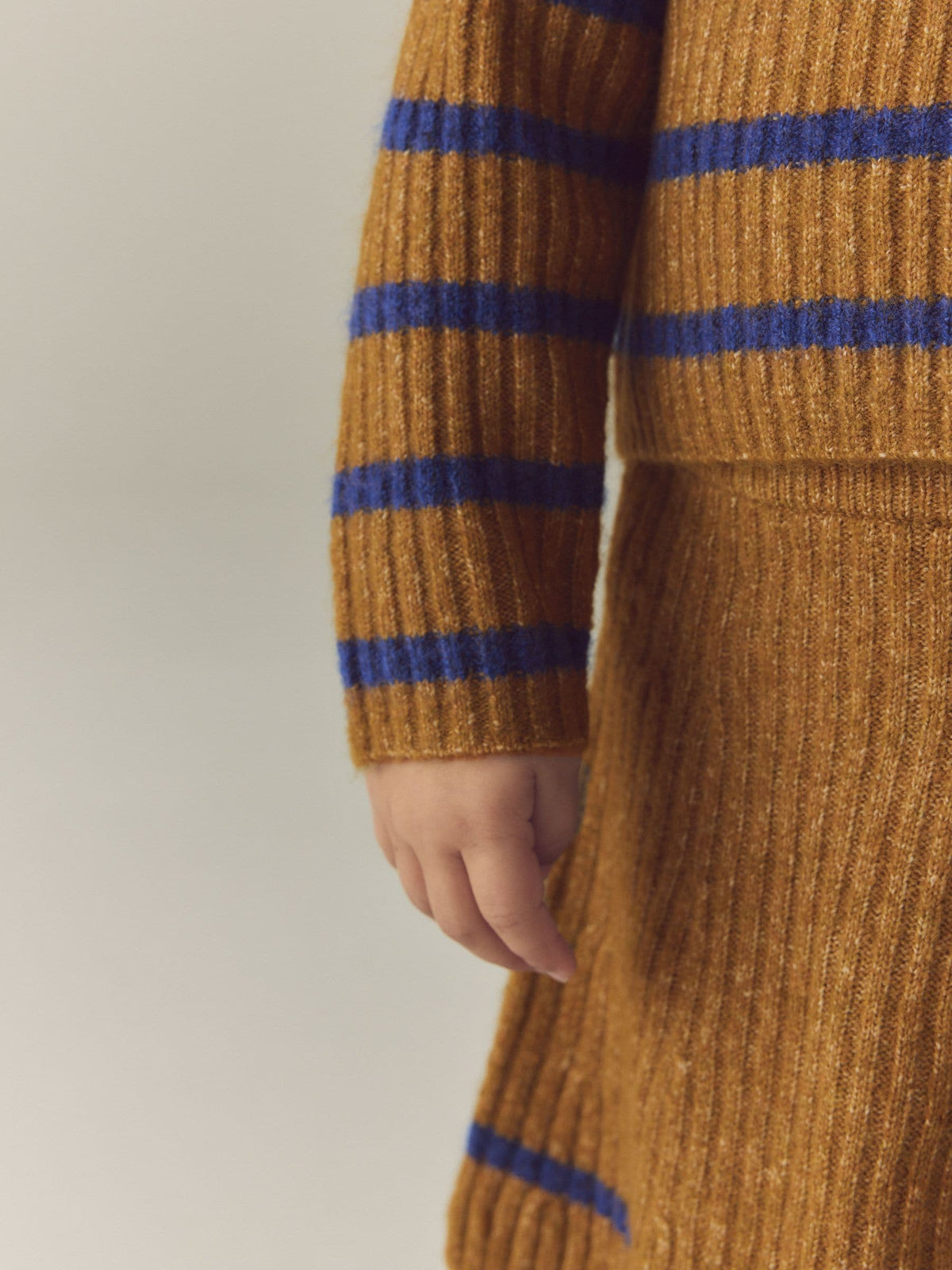 Brown and Blue Stripe Rib Skirt Set (3mths-7yrs) - image 3