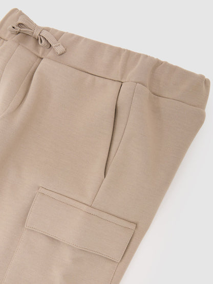 Reiss Stone Oliver 3-9 yrs Premium Interlock-Jersey Cargo Shorts image 3