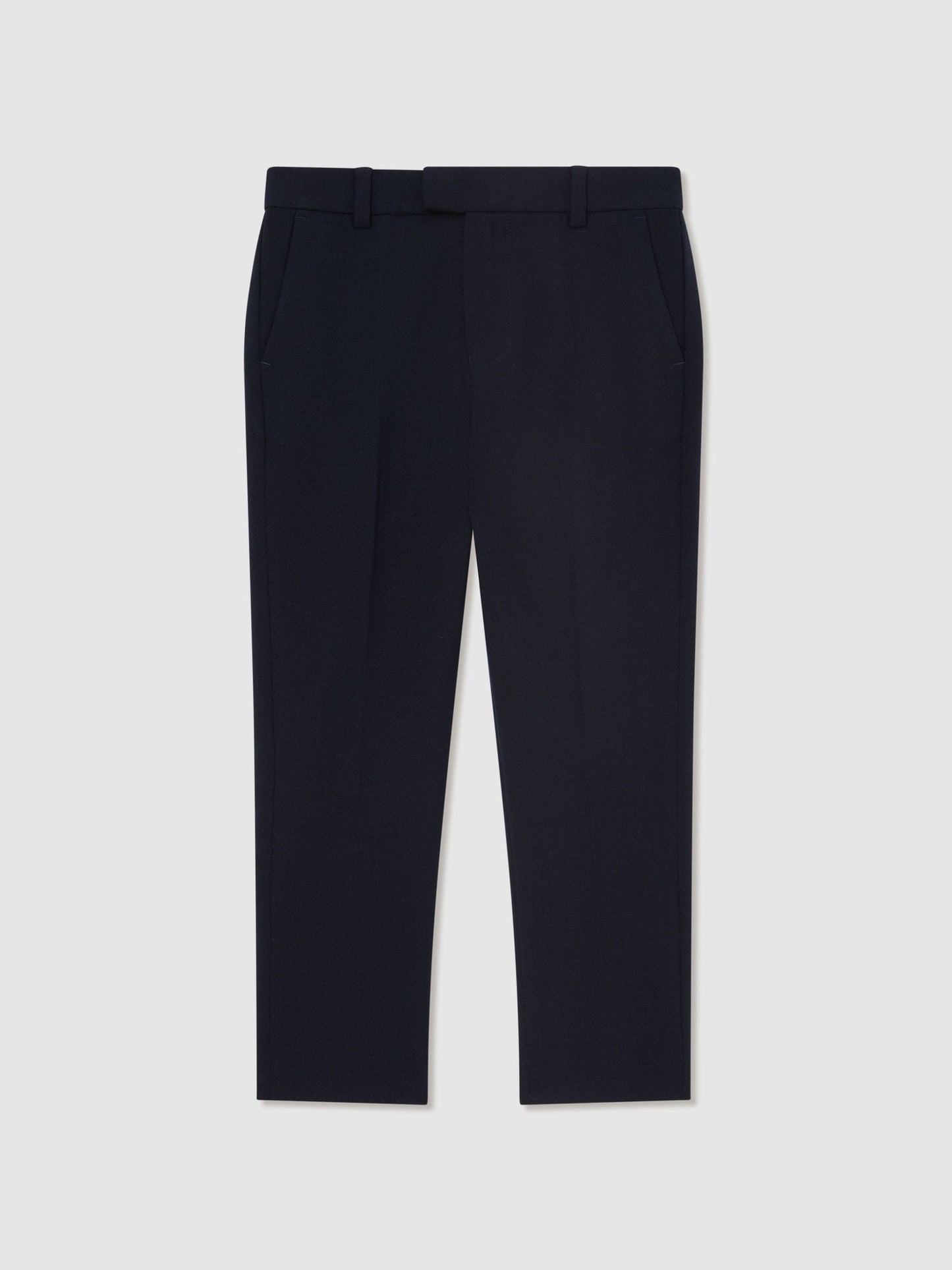Reiss Navy Belmont T 3-9 yrs Slim-Fit Trousers With Wool image 1