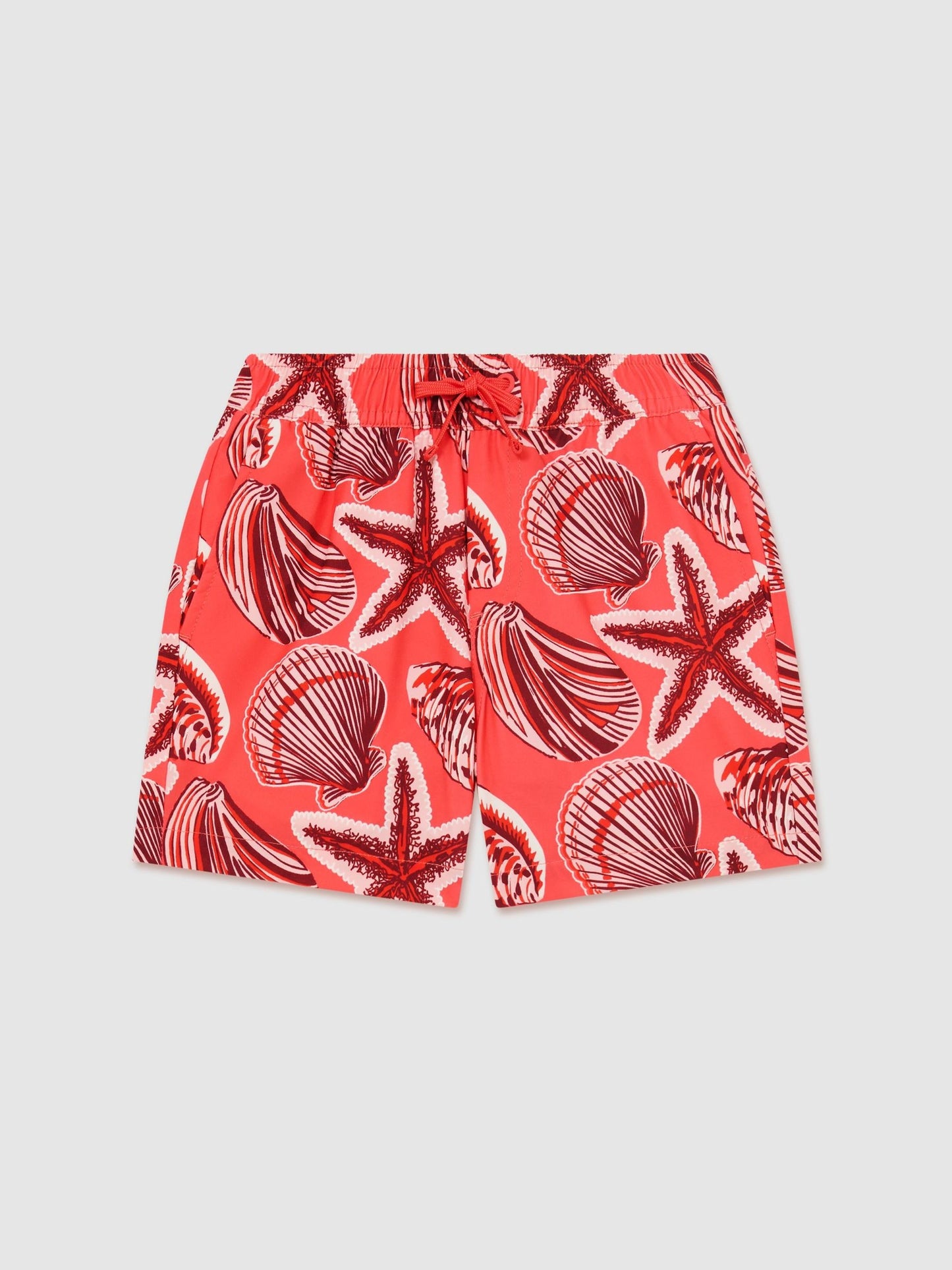 Reiss Coral Cliff 9-13 yrs Printed Drawstring Swim Shorts image 2