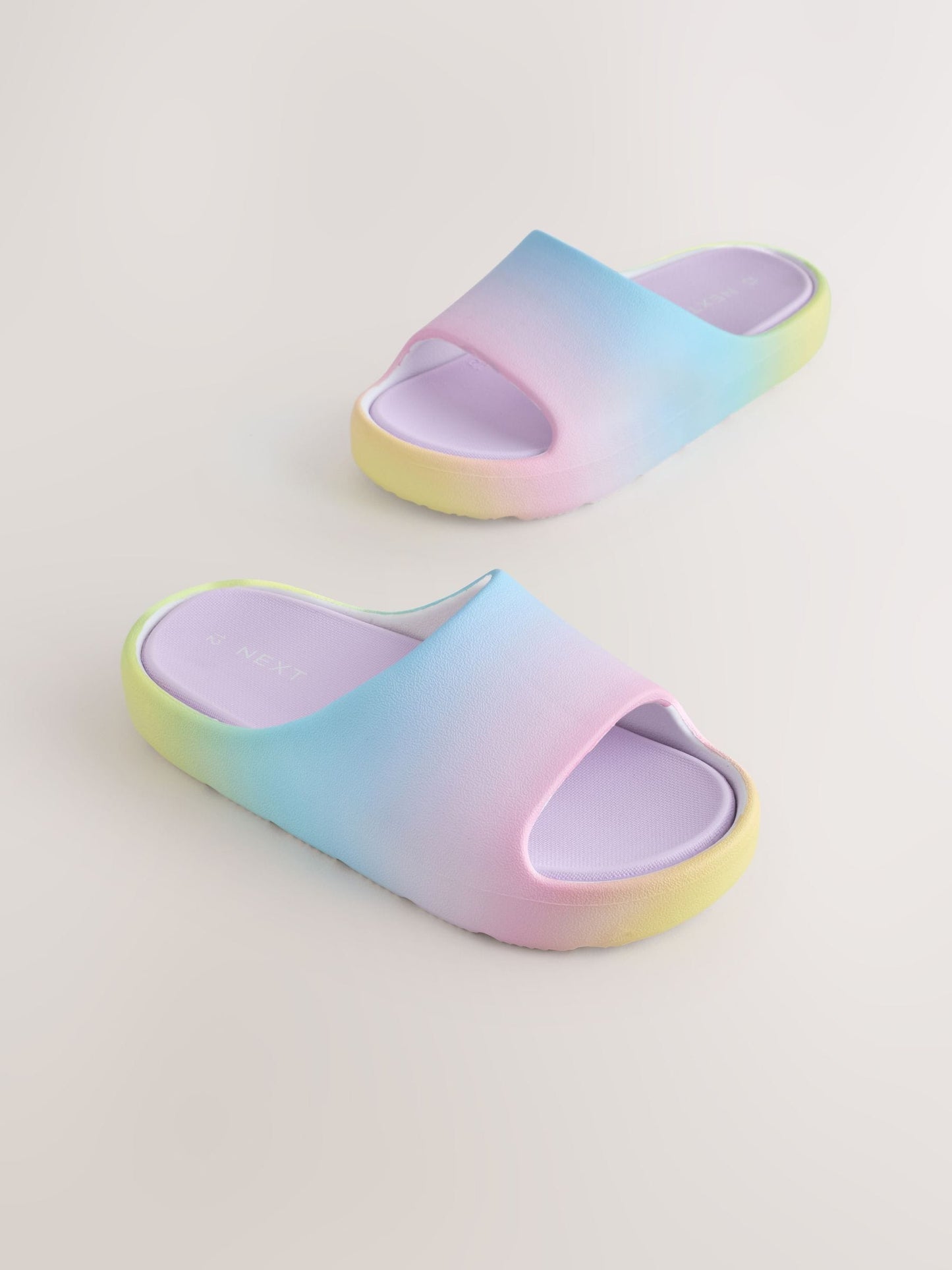 Pastel Rainbow Comfort Sliders image 1