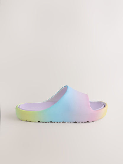 Pastel Rainbow Comfort Sliders image 2