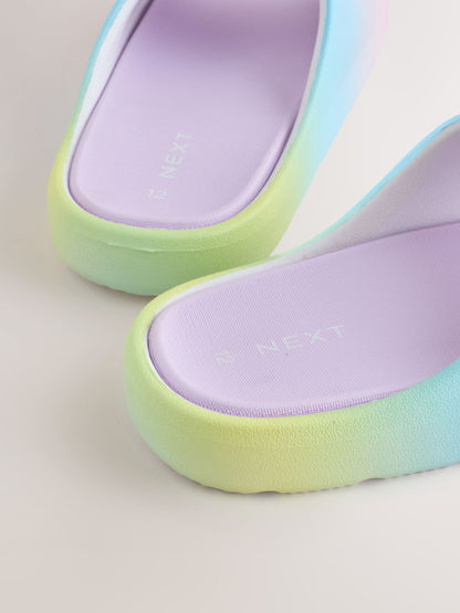Pastel Rainbow Comfort Sliders image 4