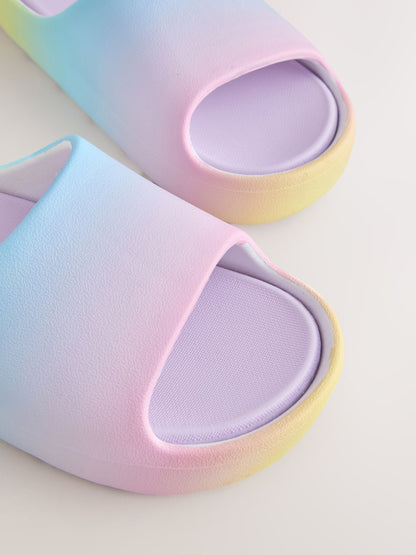 Pastel Rainbow Comfort Sliders image 5