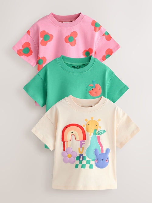 Rainbow T-Shirts 3 Pack (3mths-7yrs) image 1