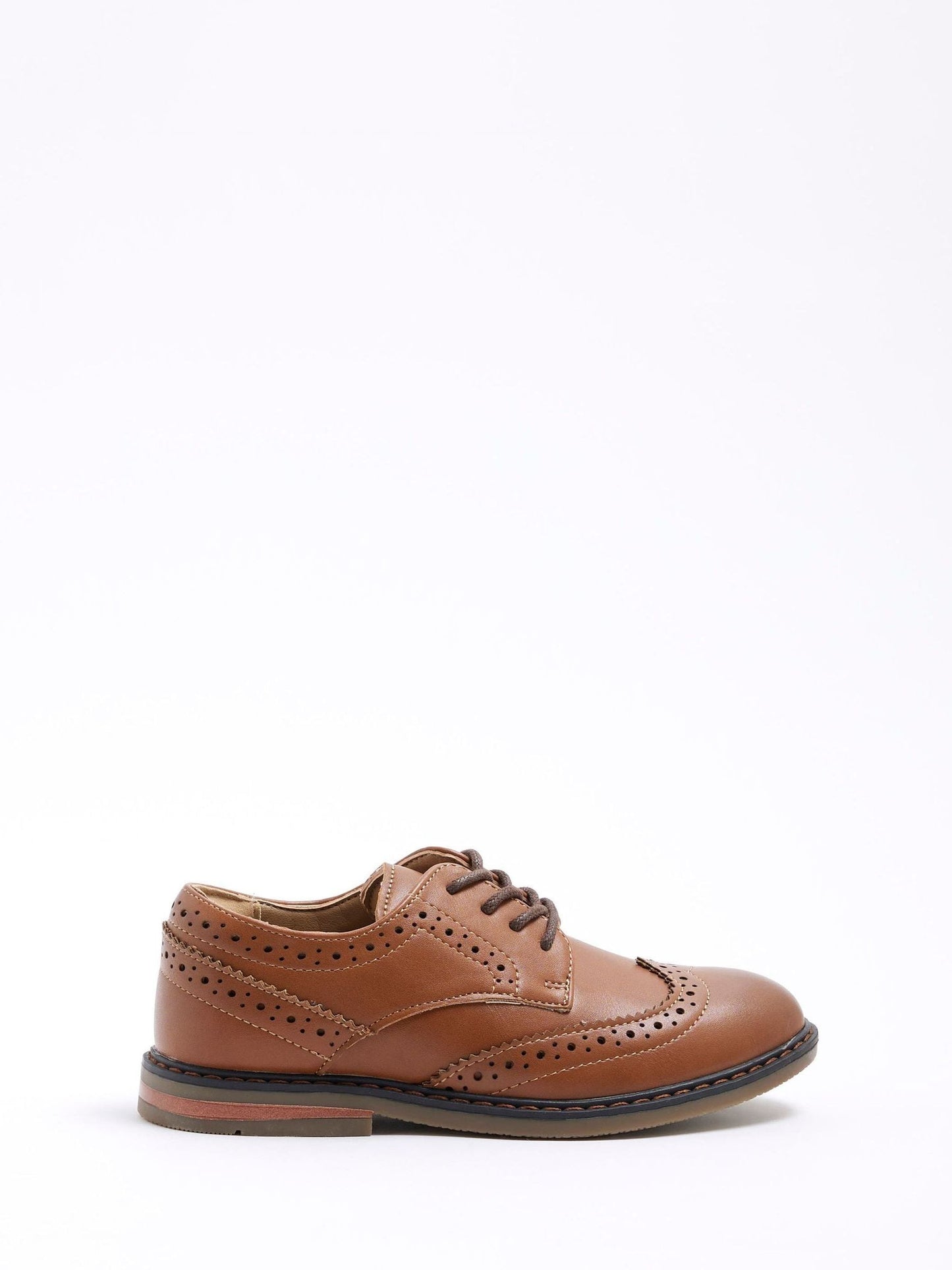 River Island Brown Brogue Shoes image 1