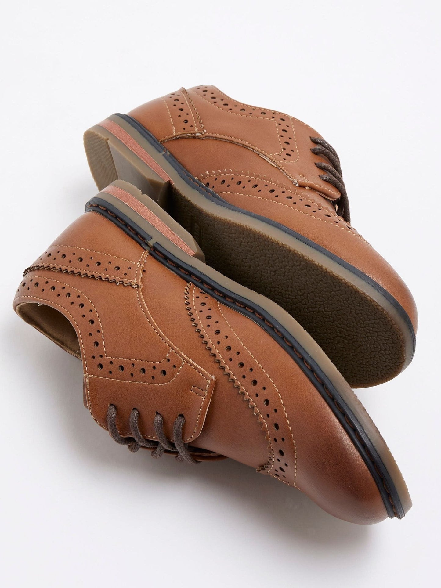 River Island Brown Brogue Shoes image 5