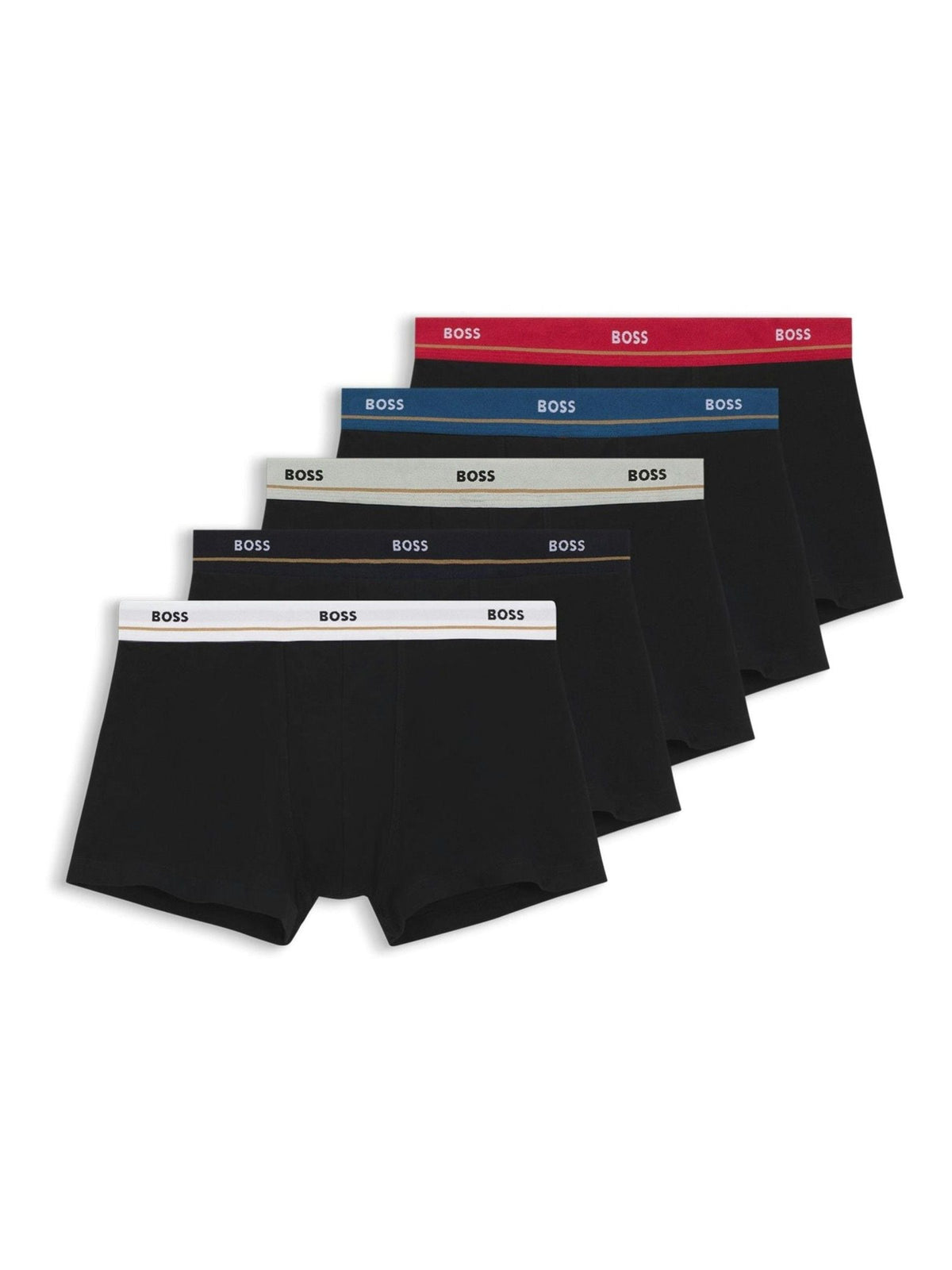 Dsiney Kidz - BOSS Black Chrome Essential Logo Trunk Boxers 5 Pack image 1