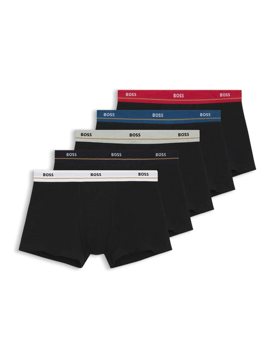 Dsiney Kidz - BOSS Black Chrome Essential Logo Trunk Boxers 5 Pack image 1