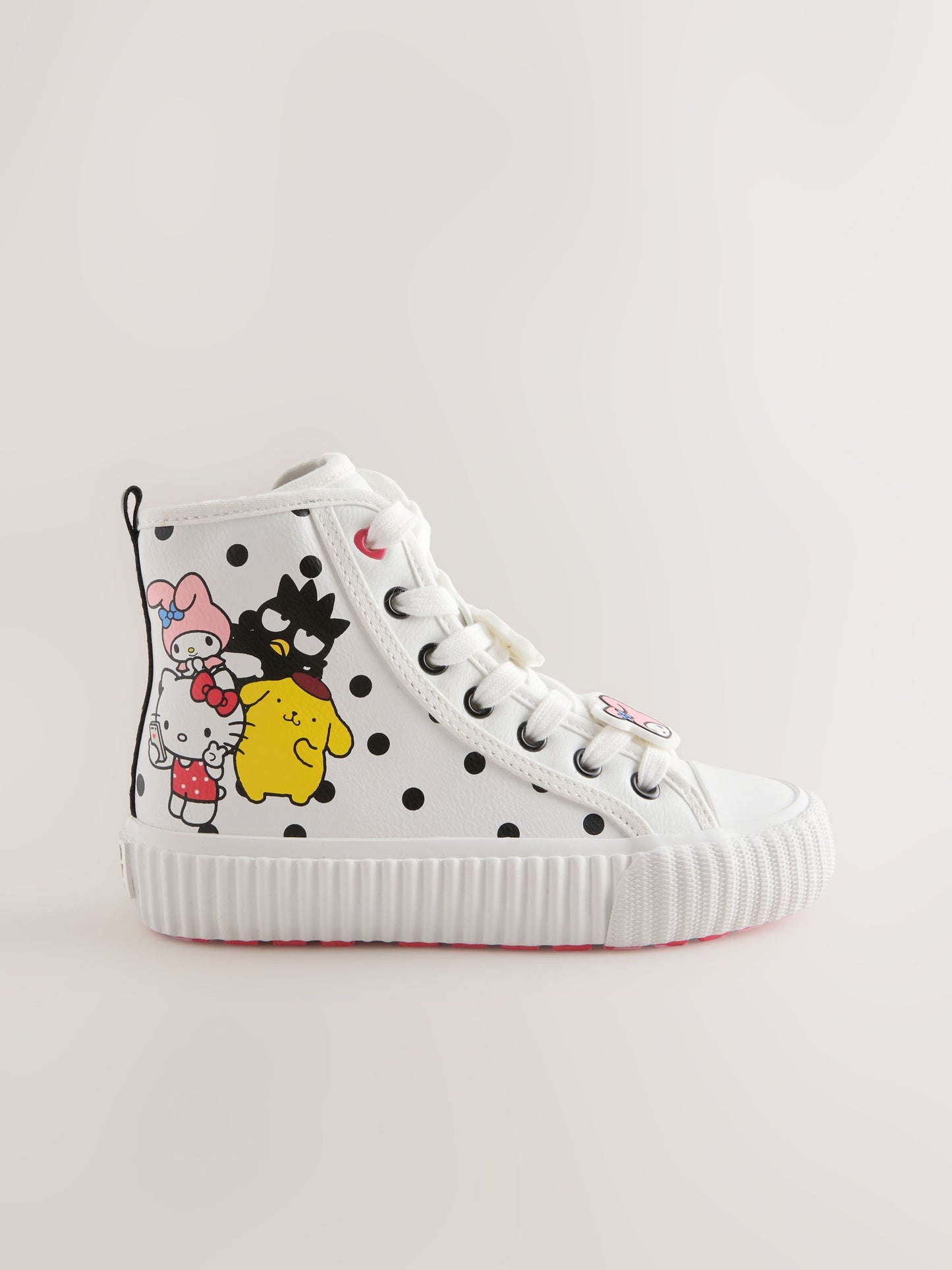 White Hello Kitty & Friends High Top Trainers image 2