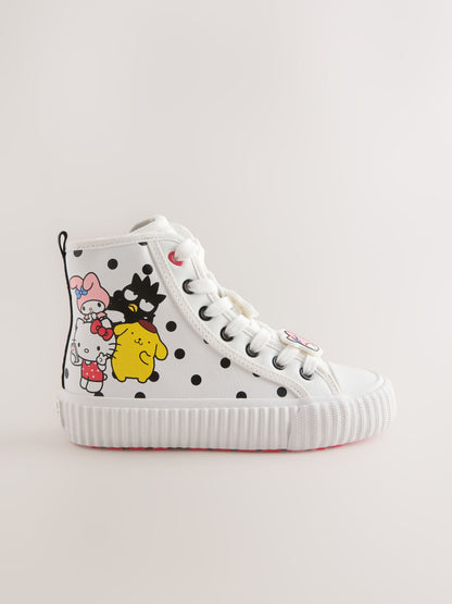 White Hello Kitty & Friends High Top Trainers image 2