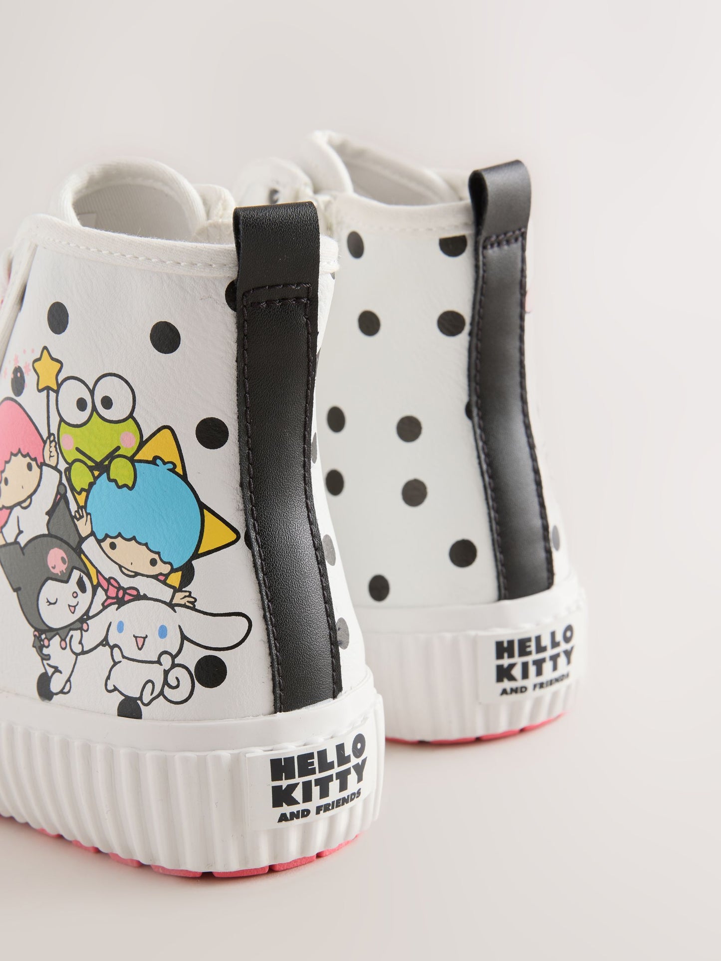 White Hello Kitty & Friends High Top Trainers image 3