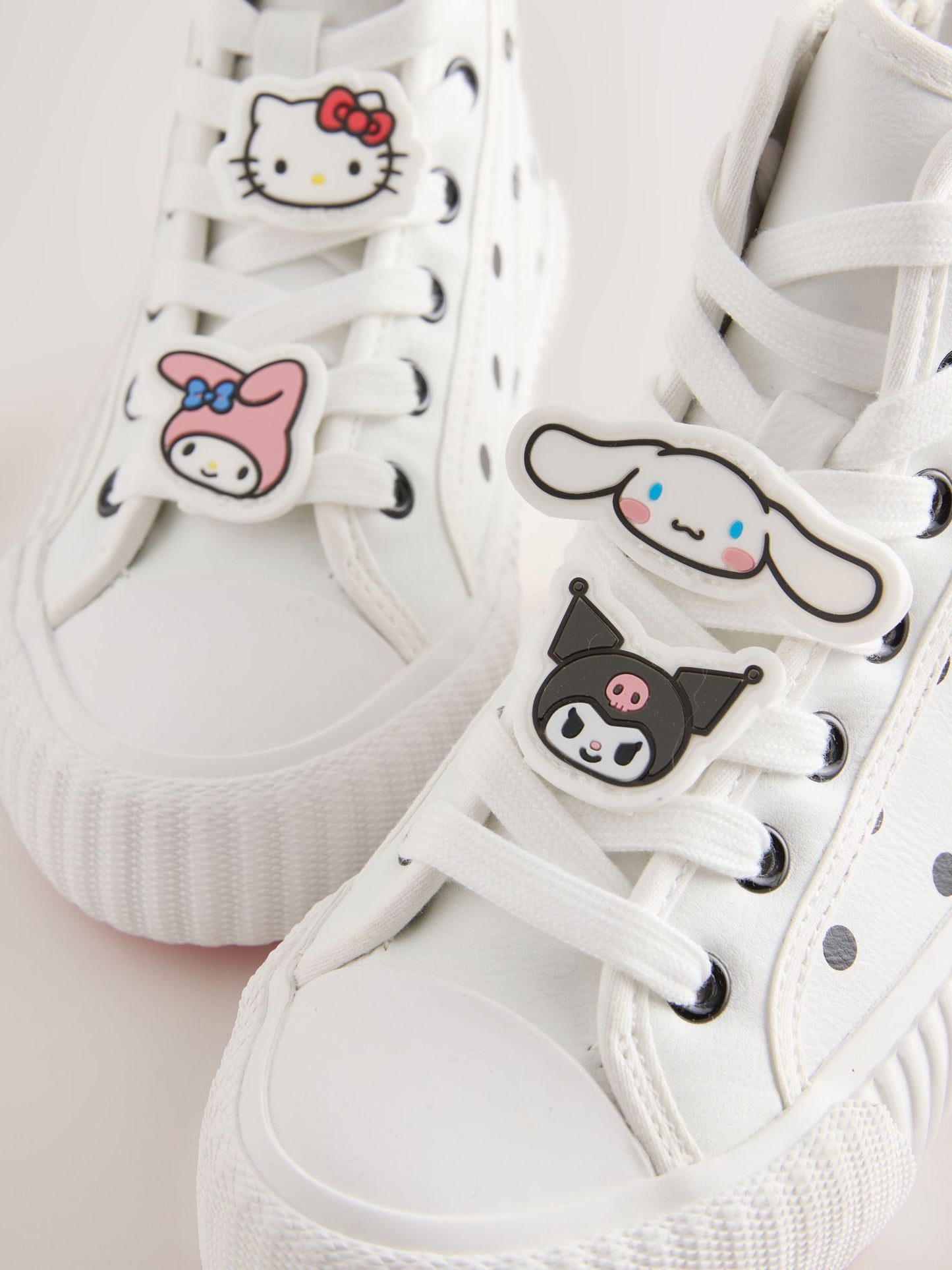 White Hello Kitty & Friends High Top Trainers image 4
