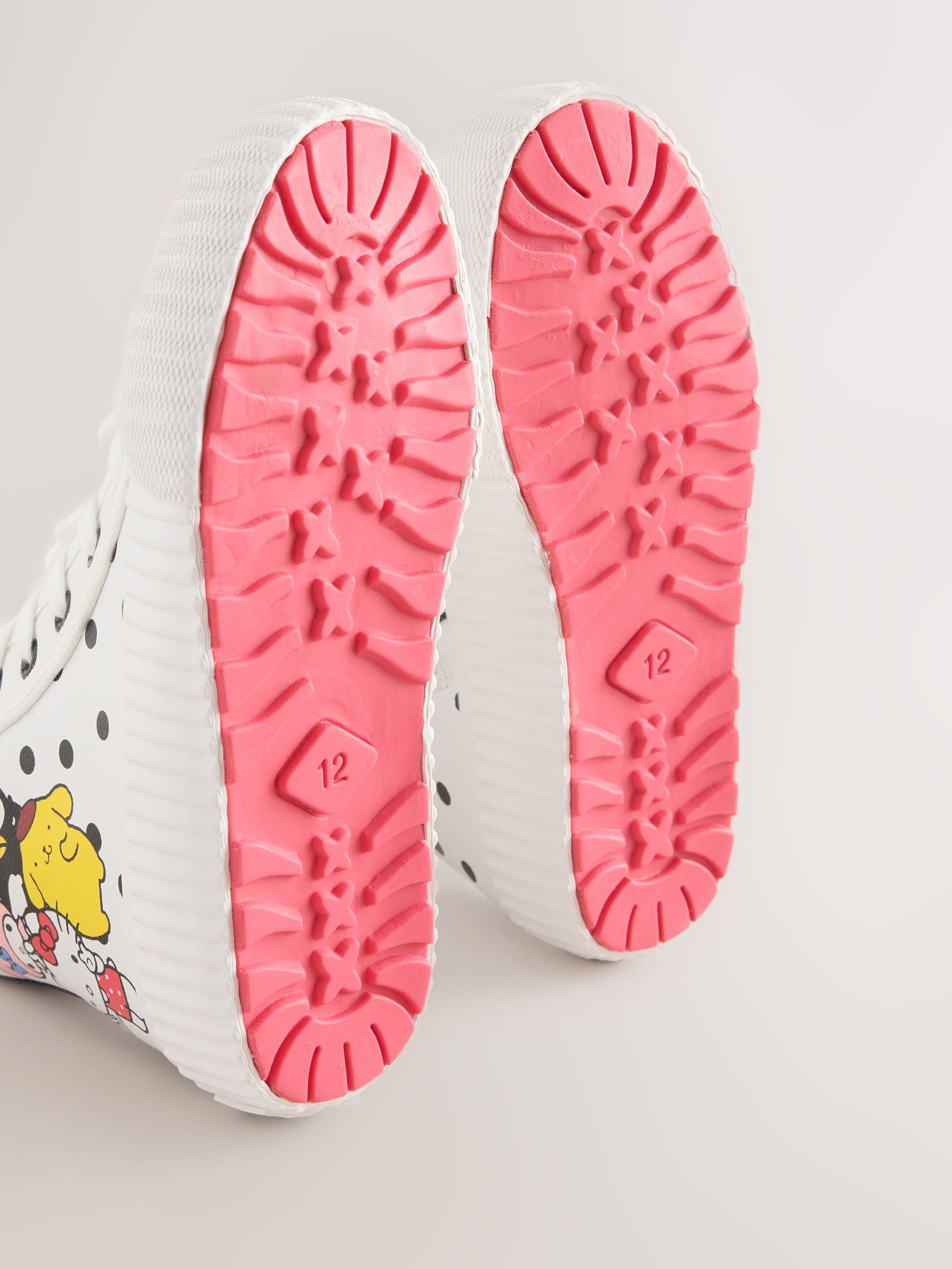 White Hello Kitty & Friends High Top Trainers image 5
