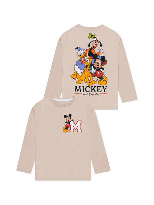 Character Natural Disney Mickey Mouse Long Sleeve T-Shirt image 1