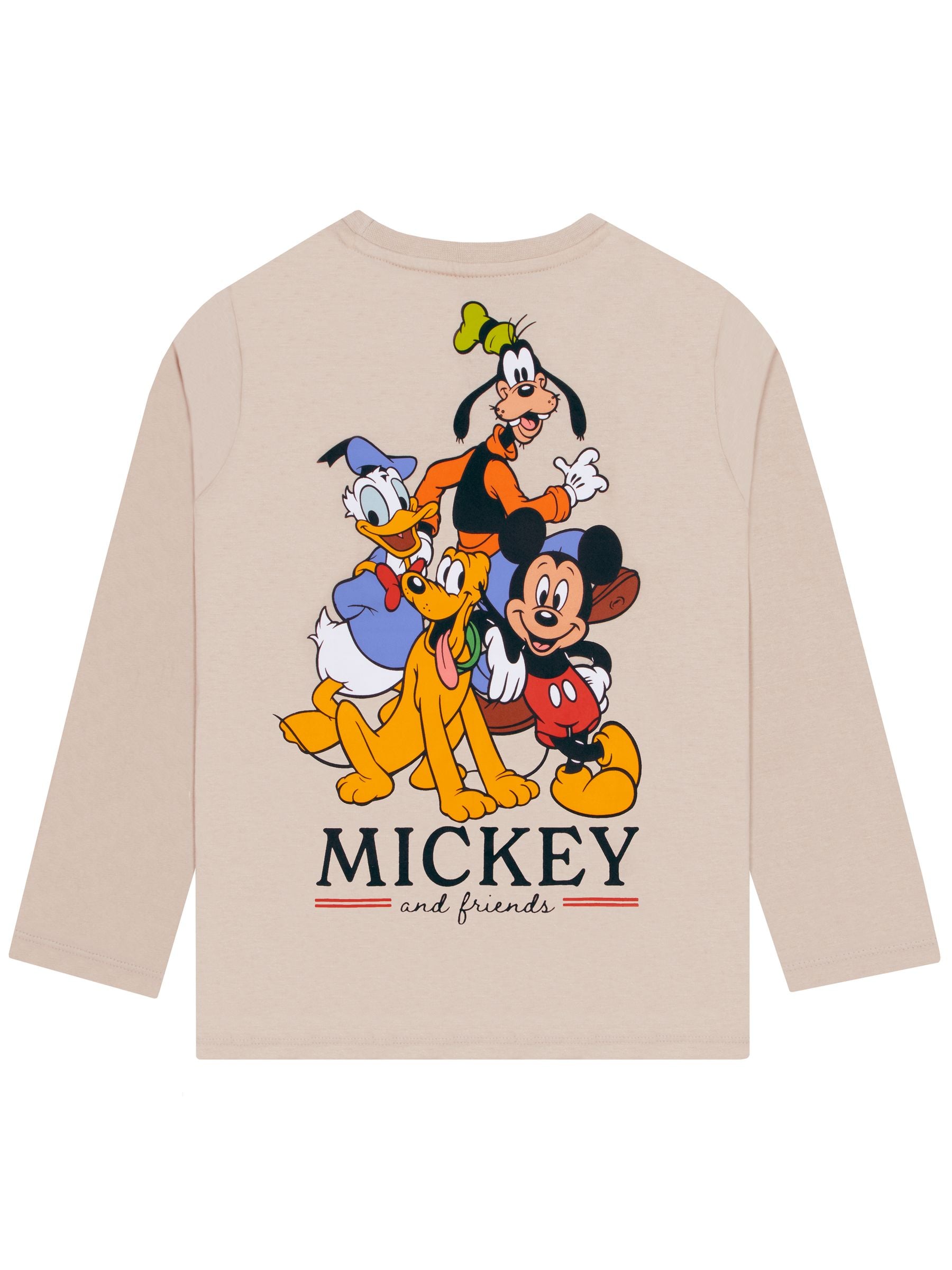 Character Natural Disney Mickey Mouse Long Sleeve T-Shirt image 3