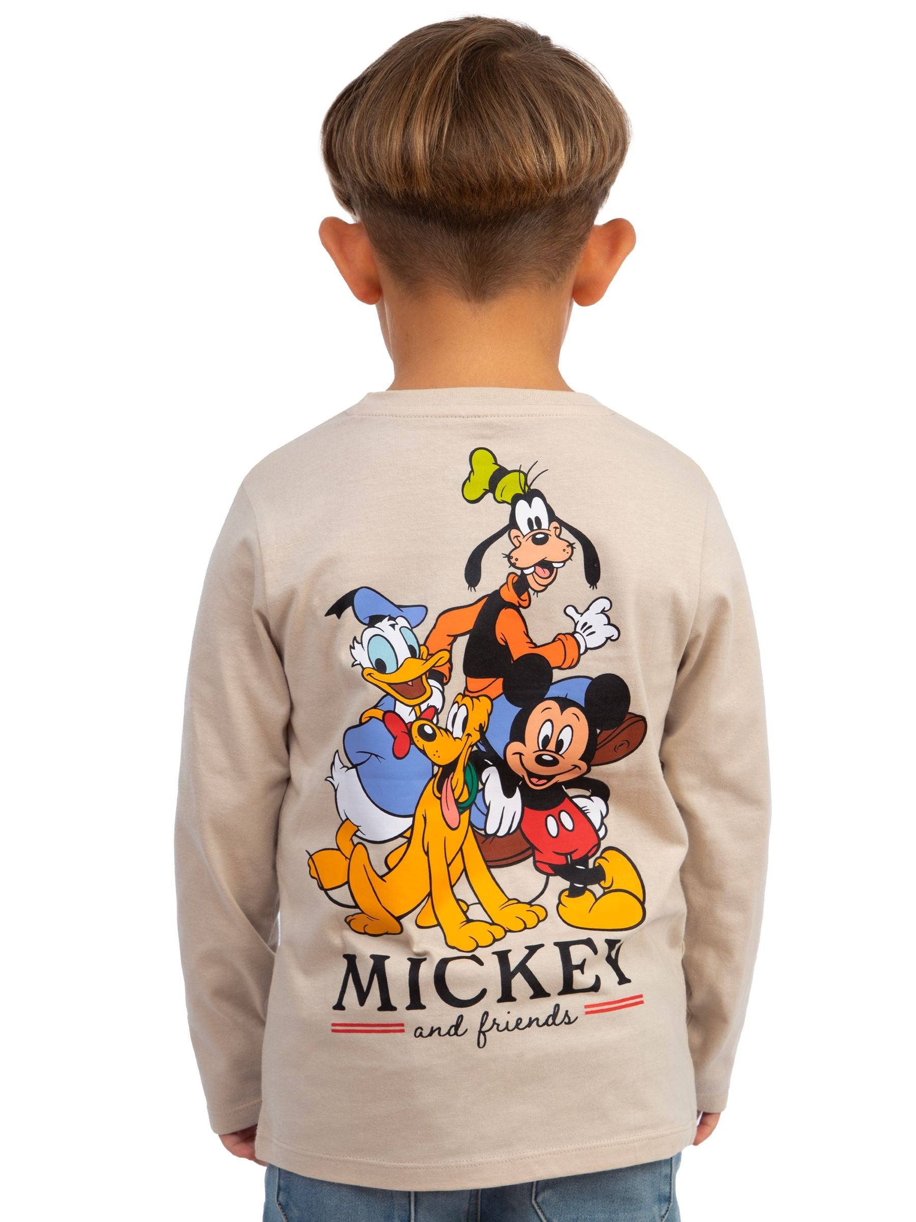 Character Natural Disney Mickey Mouse Long Sleeve T-Shirt image 5