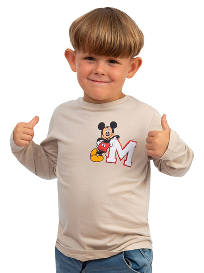 Character Natural Disney Mickey Mouse Long Sleeve T-Shirt image 6